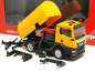 Preview: 321617 MAN TGS NN Kehrmaschine, kommunalorange Herpa