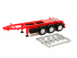 Preview: 20ft. Container Auflieger, rot - unmontiert Herpa C687
