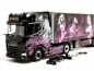 Preview: 320979 DAF XG+ Gardinenplanen-Sattelzug "Pluta/Phoenix Queen" (PL) Herpa