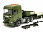 Preview: 747332 Scania CR 20 Niedrigdach Semitieflade-Sattelzug "Tschechische Armee" Herpa