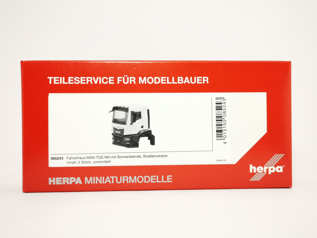 085243 Fahrerhaus MAN TGS NN, Straßenversion (2 Stück) Herpa Restb.2