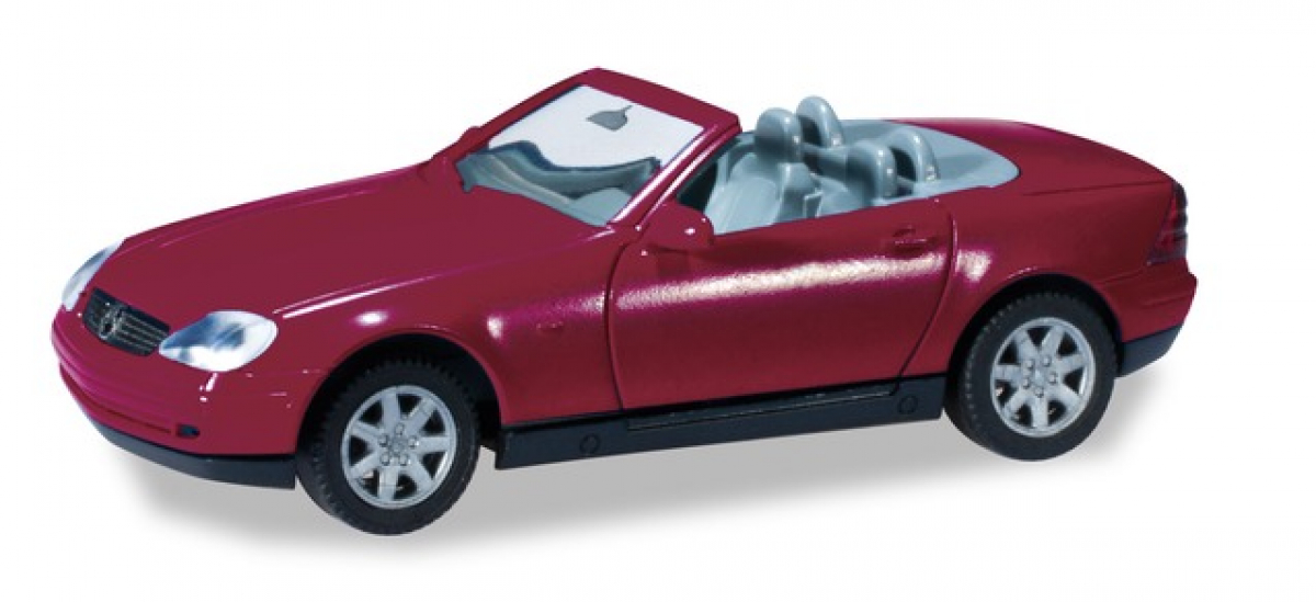012188-006 Minikit Mercedes-Benz SLK Roadster, bordeauxviolett Herpa