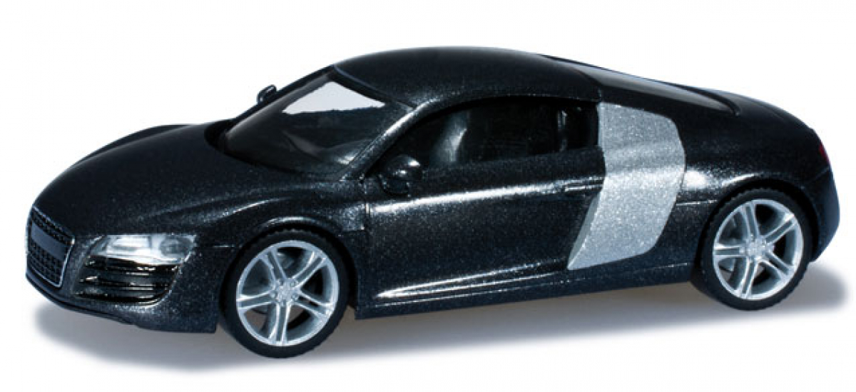 038249 Audi R8® facelift, lavagrau metallic Herpa