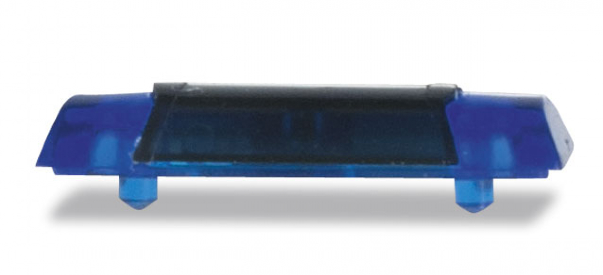 streckermax - 053419 Zubehör Warnbalken Hella RTK-7, blautransparent (10  Stück) Herpa**