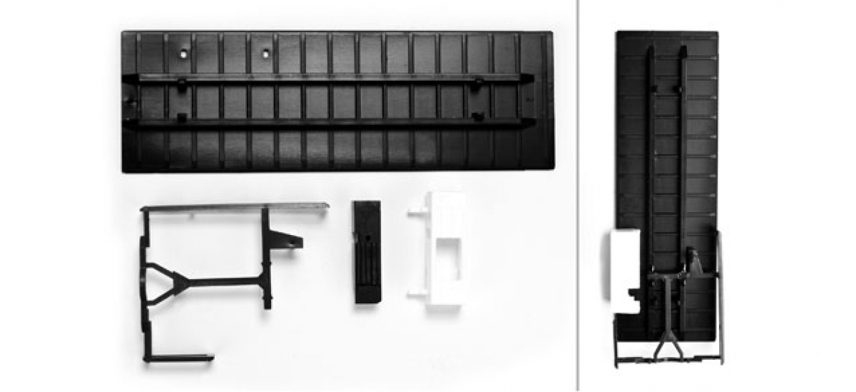 083515 Kofferbodenplatte (7,45m) mit Unterkühlaggregat und U-Schutz 2stk Herpa Restb.2