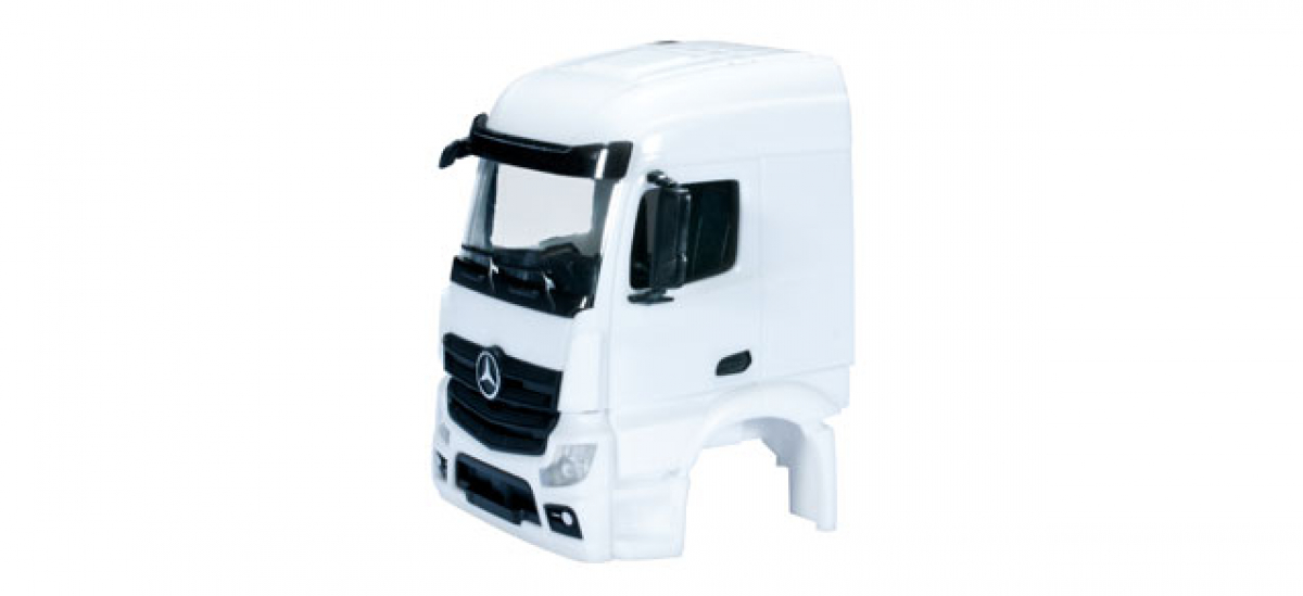 083690 Mercedes-Benz Actros Streamspace 2.3 Fahrerhaus sep. Grill, ohne WLB I" Herpa