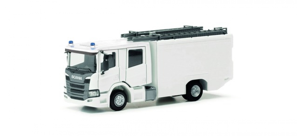 085731-002 Bausatz: 2x Scania CrewCab Löschfahrzeug Herpa