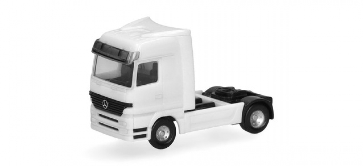 086073 Teileservice: Spur N (1:160), Zugmaschine 2achs Mercedes-Benz Actros LH (1996), 2 Stück Achtung 1:160