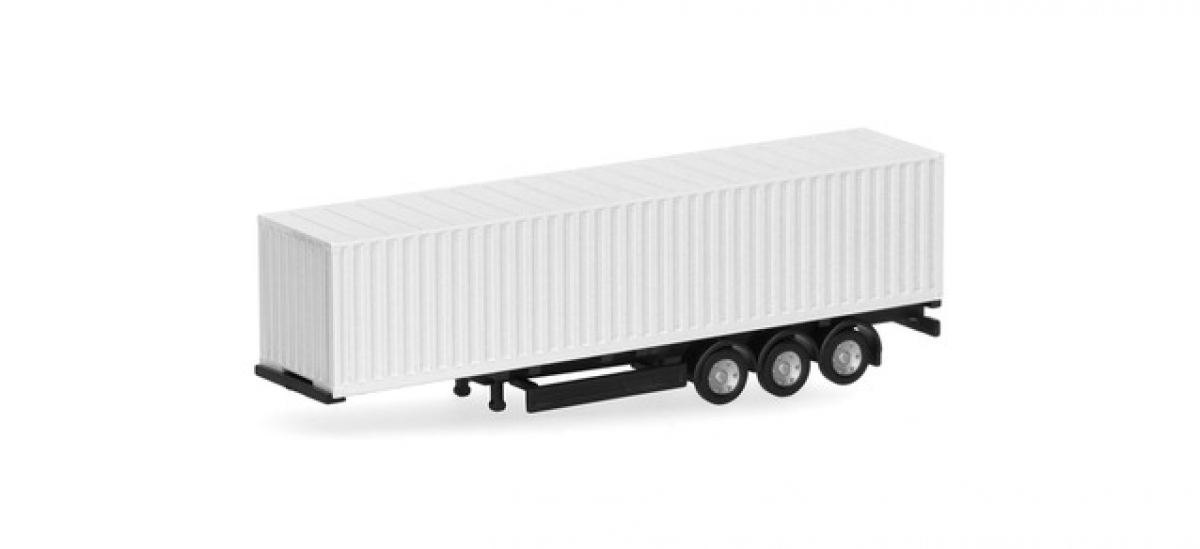 086158 Teileservice: Spur N (1:160), Auflieger 3achs 40ft Container, 2 Stück Achtung 1:160