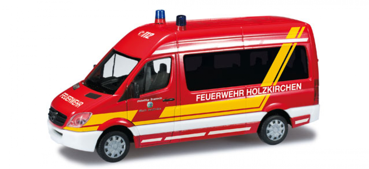 090889 Mercedes-Benz Sprinter MTW "Feuerwehr Holzkirchen" Herpa