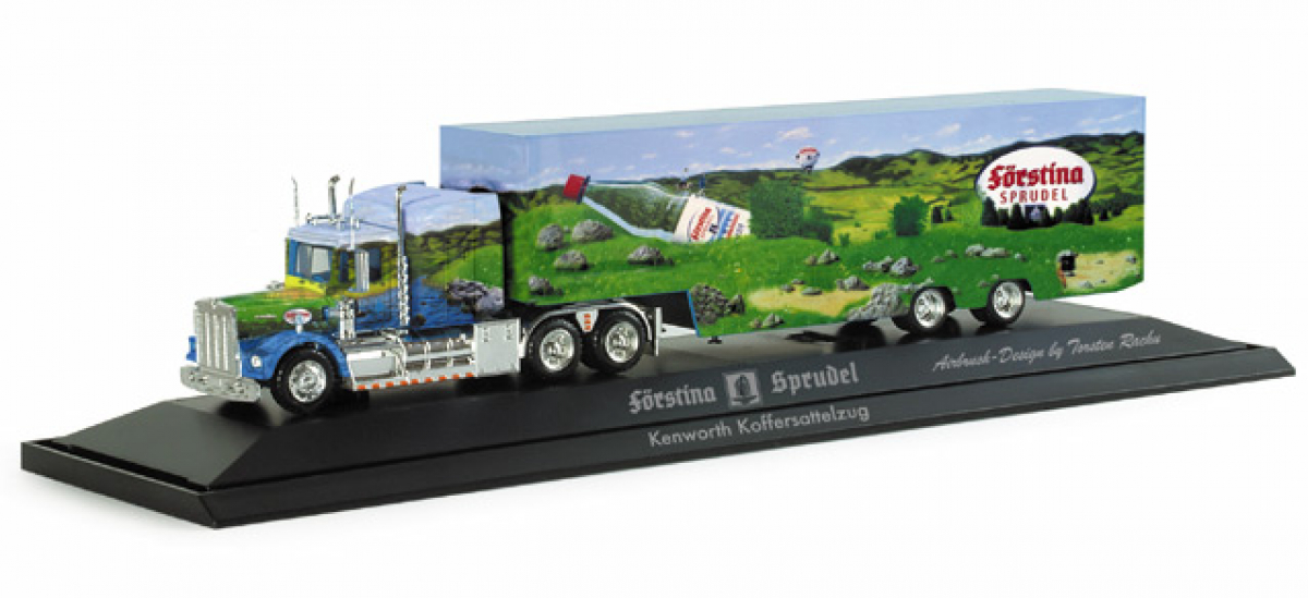 120739 Kenworth Koffer-Sattelzug "Förstina", PC Herpa