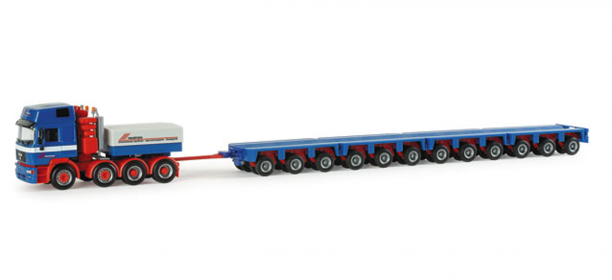 154857 MAN F2000 Schwerlast-Sattelzug "Riwatrans" Herpa