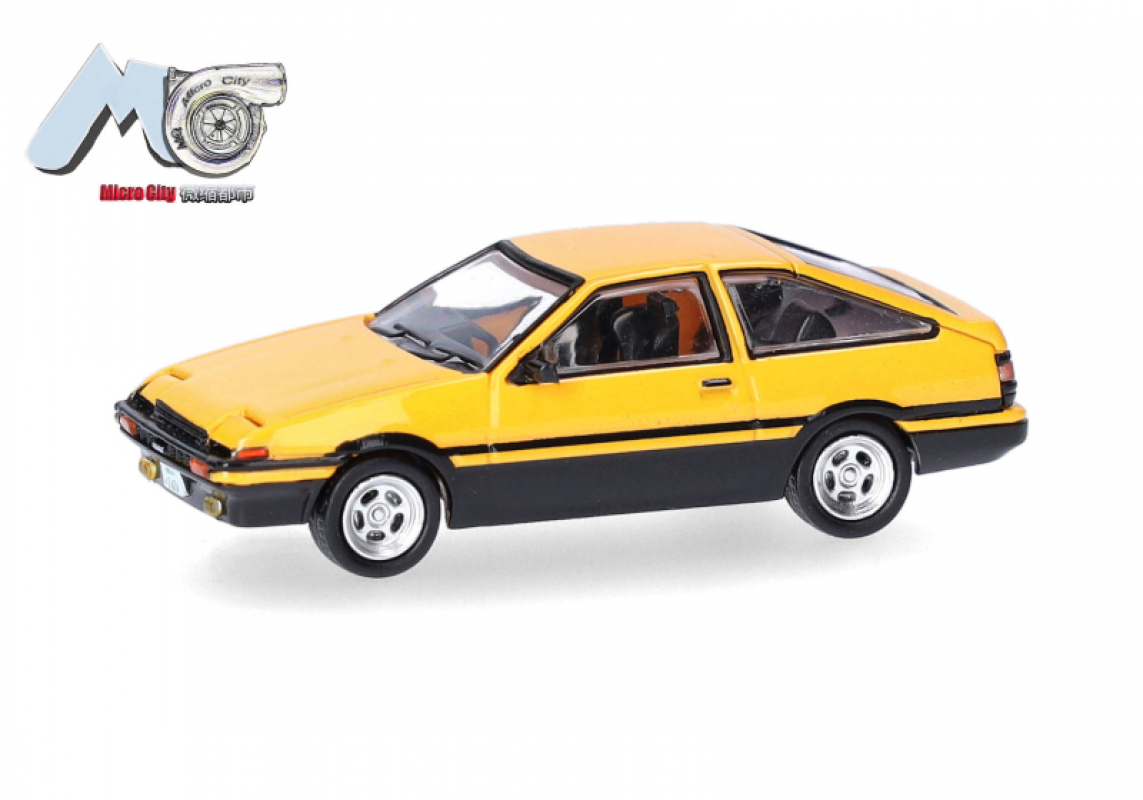 110394 MicroCity: Toyota Corolla AE86, gelb B5