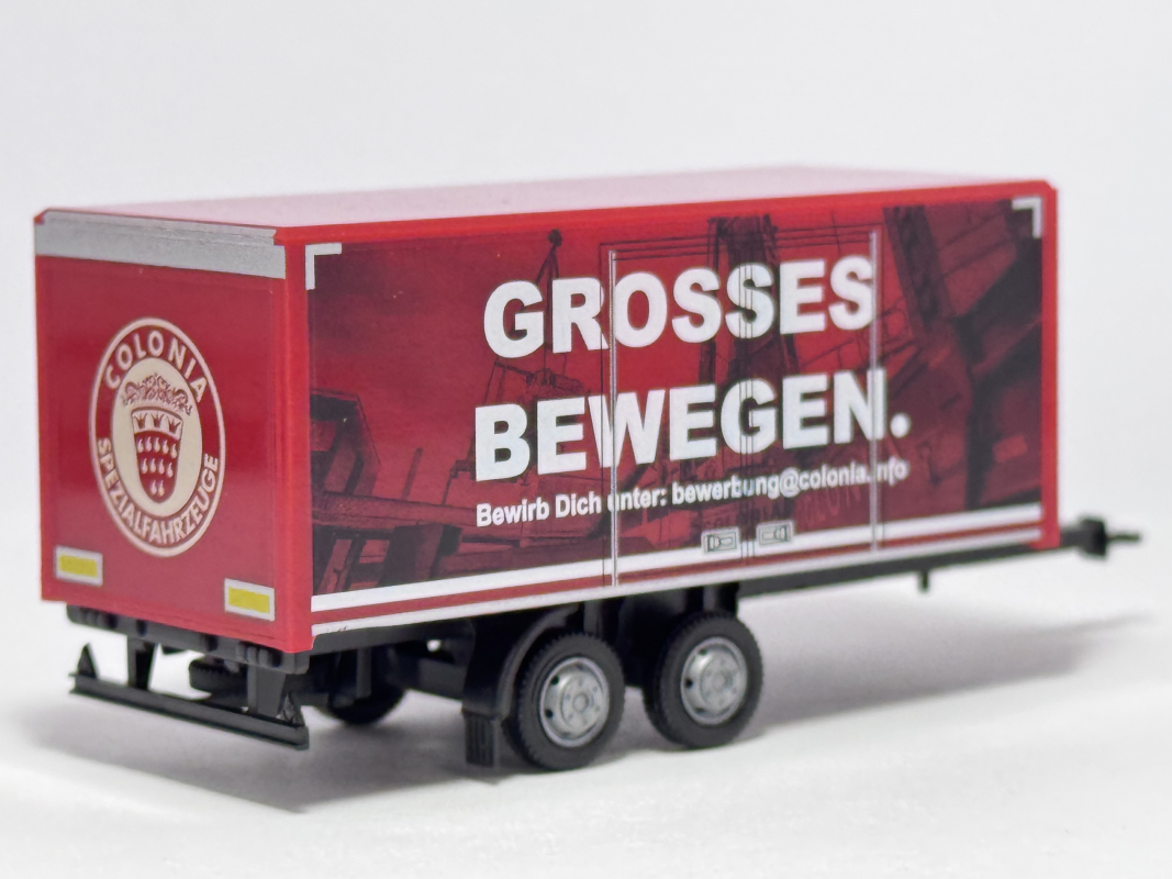 Tandem Koffer-Anhänger "Colonia" Herpa