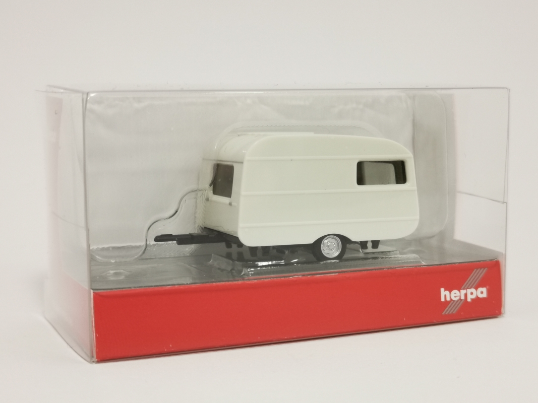 053099 Qek Junior Wohnwagen, weiß Herpa B1