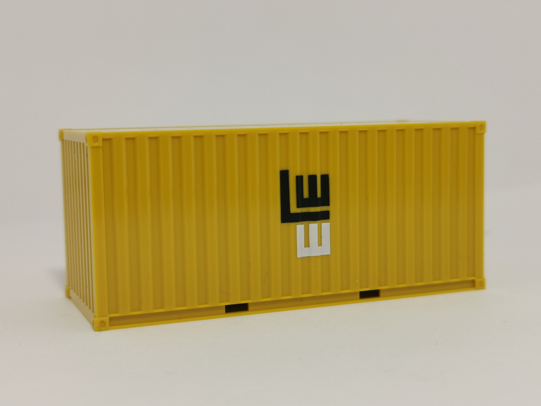 thumbnail image 2 of Herpa 1:87 Scale 20 Ft. Reefer Container - White Blank (HN2287-3) For Model Railways 2 of 4