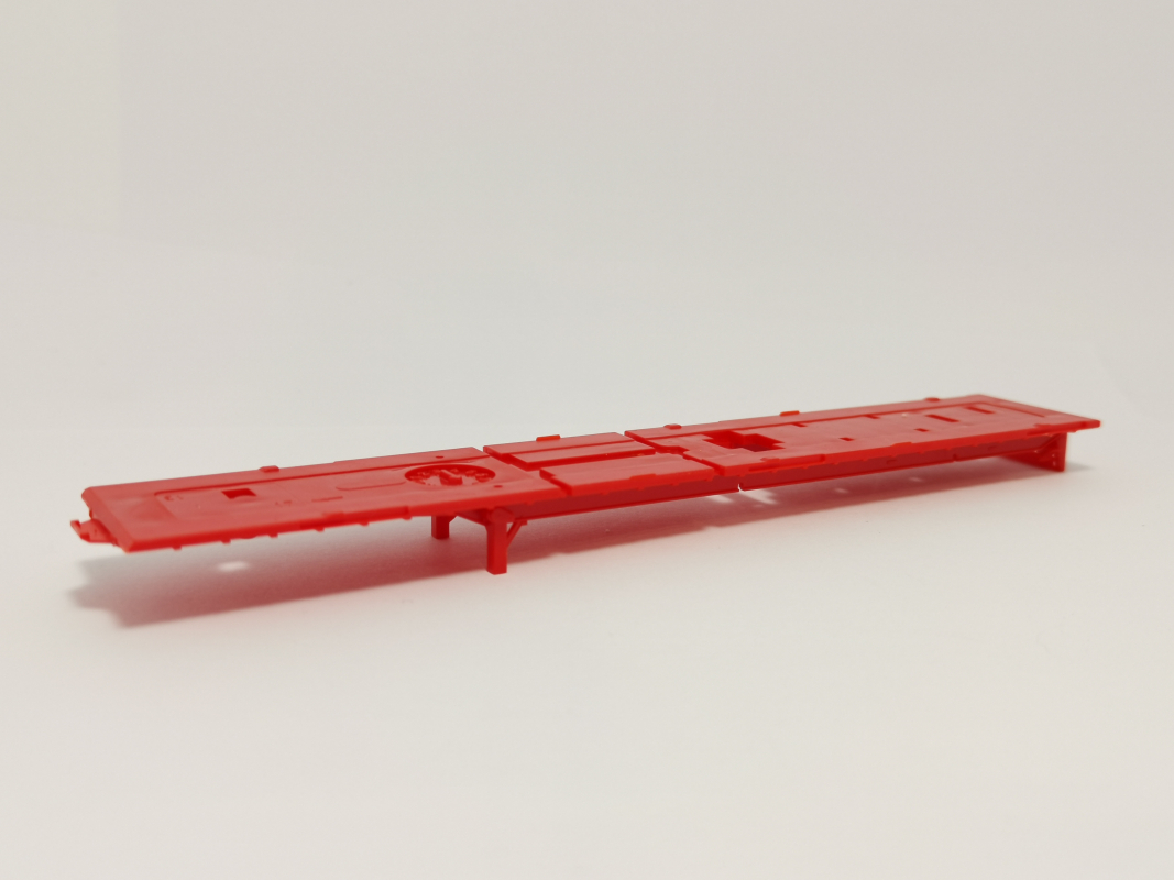 Preview: Auflieger Unterbau, rot 002 Herpa