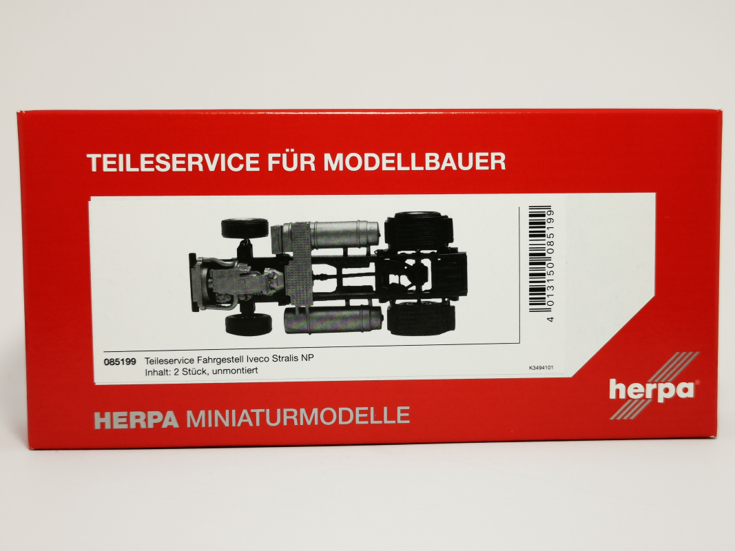 085199 Fahrgestell Iveco Stralis NP Inhalt: 2stk. Herpa