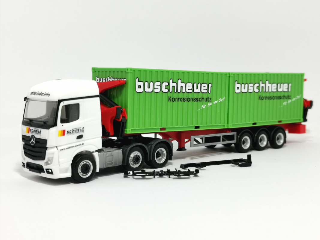 312059 Mb Actros Streamspace 18 2.5 6x2 Container Sz „Schmid Transporte Regensburg“