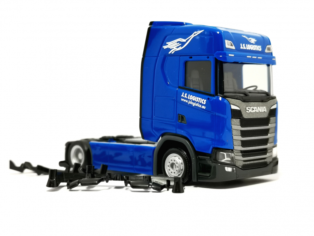Scania CS Zugmaschine "JS Logistik" (Saarland/Kirkel) Herpa