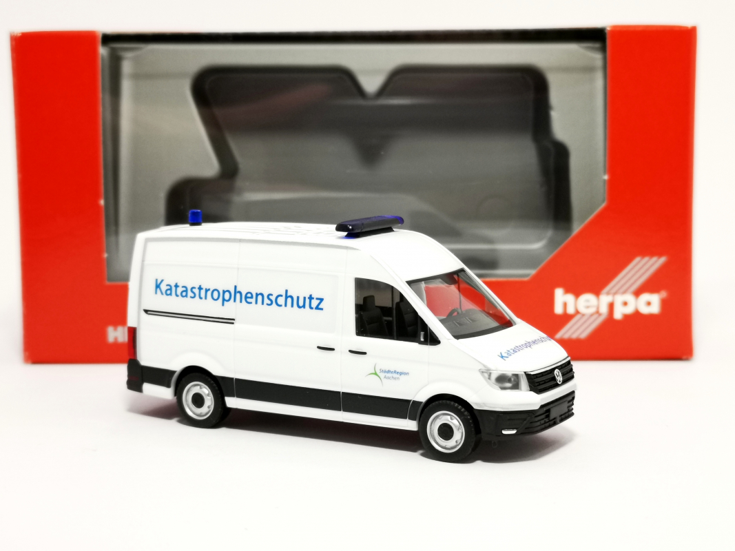 095754 VW Crafter Kasten Hochdach "Katastrophenschutz Städteregion Aachen" Herpa