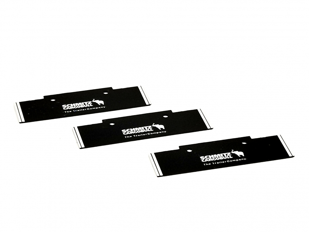 3x Spritzlappen "Schmitz Cargobull" Herpa