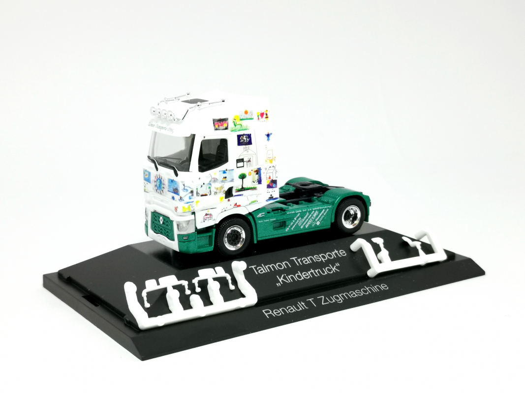 111065 Renault T Zugmaschine „Talmon Transporte / Kindertruck“ Herpa/SALE