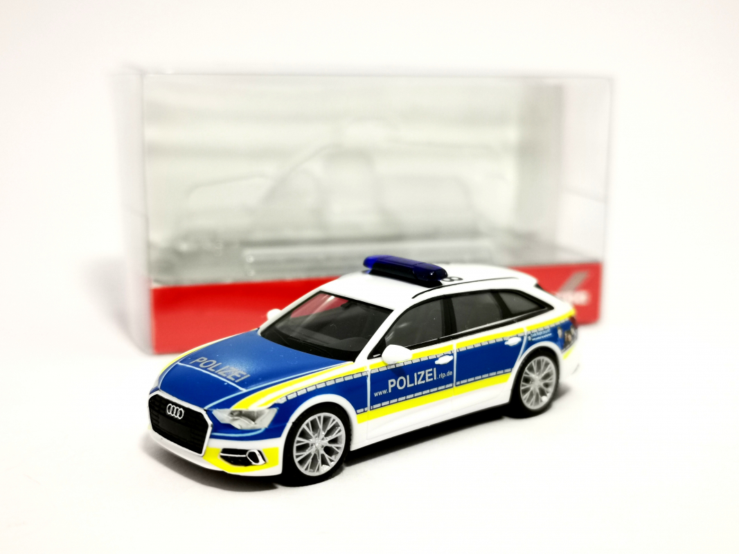095907 Audi A6 Avant „Polizei Rheinland Pfalz“ Herpa