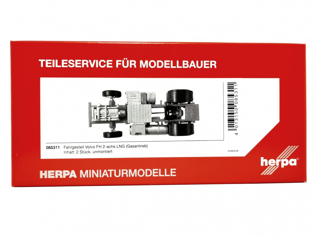 085311 Fahrgestell Volvo FH 4x2 mit LNG-Tank (2 Stück) Herpa