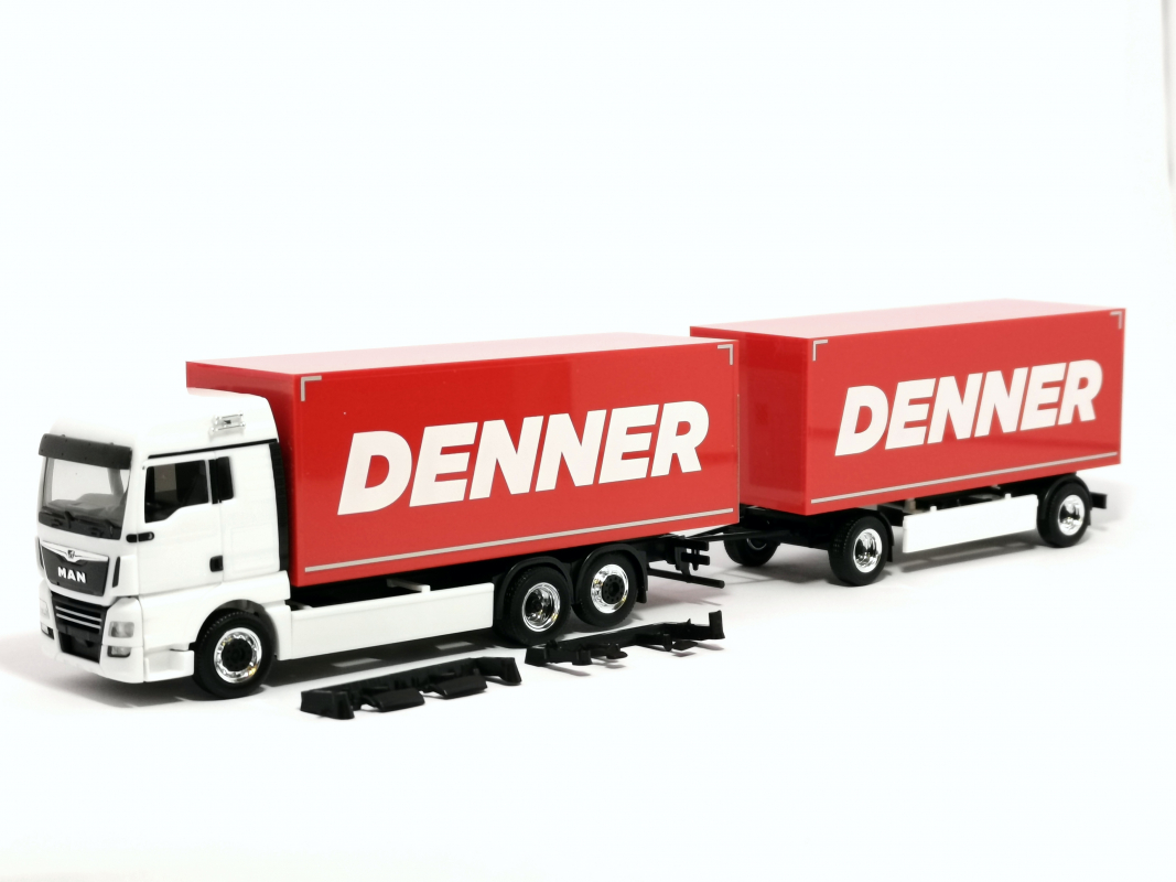 946612 Man TGX XLX Koffer Hz "Denner" Herpa