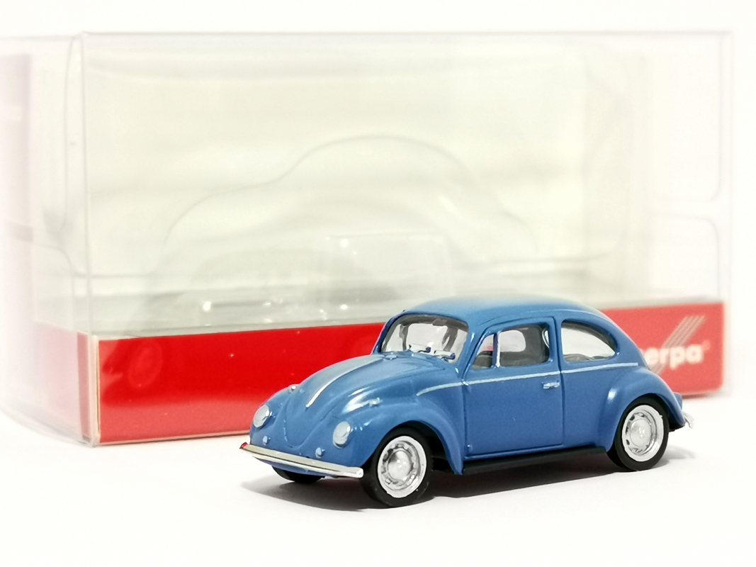 022361-008 VW Käfer, brillantblau Herpa