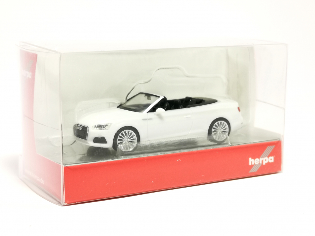 028769 Audi A5 Cabrio, ibisweiß Herpa