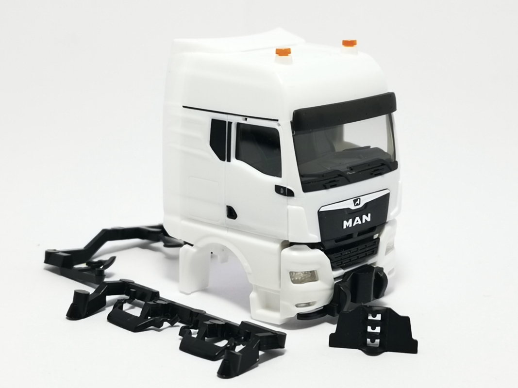 Fahrerhaus MAN TGX GX mit Rundumleuchten, weiß* Herpa 513