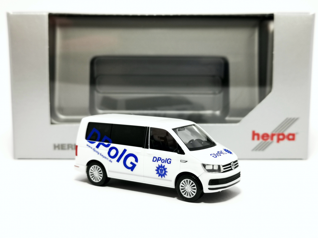 948074 VW T6 Bus "Deutsche Polizeigewerkschaft DPolG" Herpa