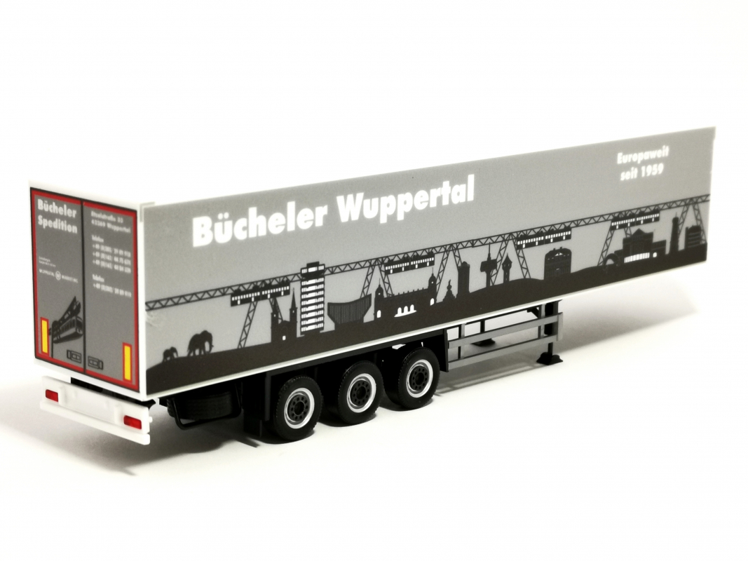 Koffer-Auflieger "Bücheler Wuppertal" Herpa -SALE-