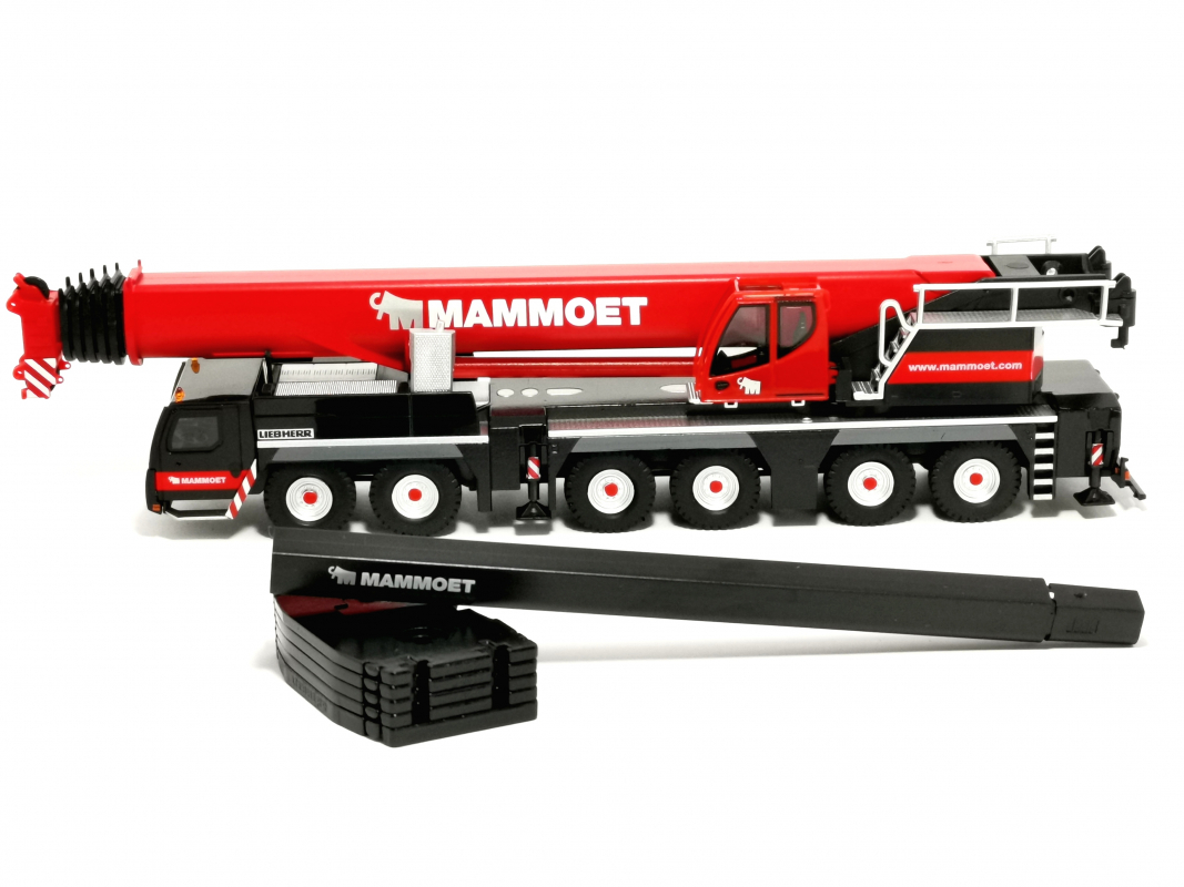 312639 Liebherr LTM 1300-6.2 Mobilkran „Mammoet“ Herpa