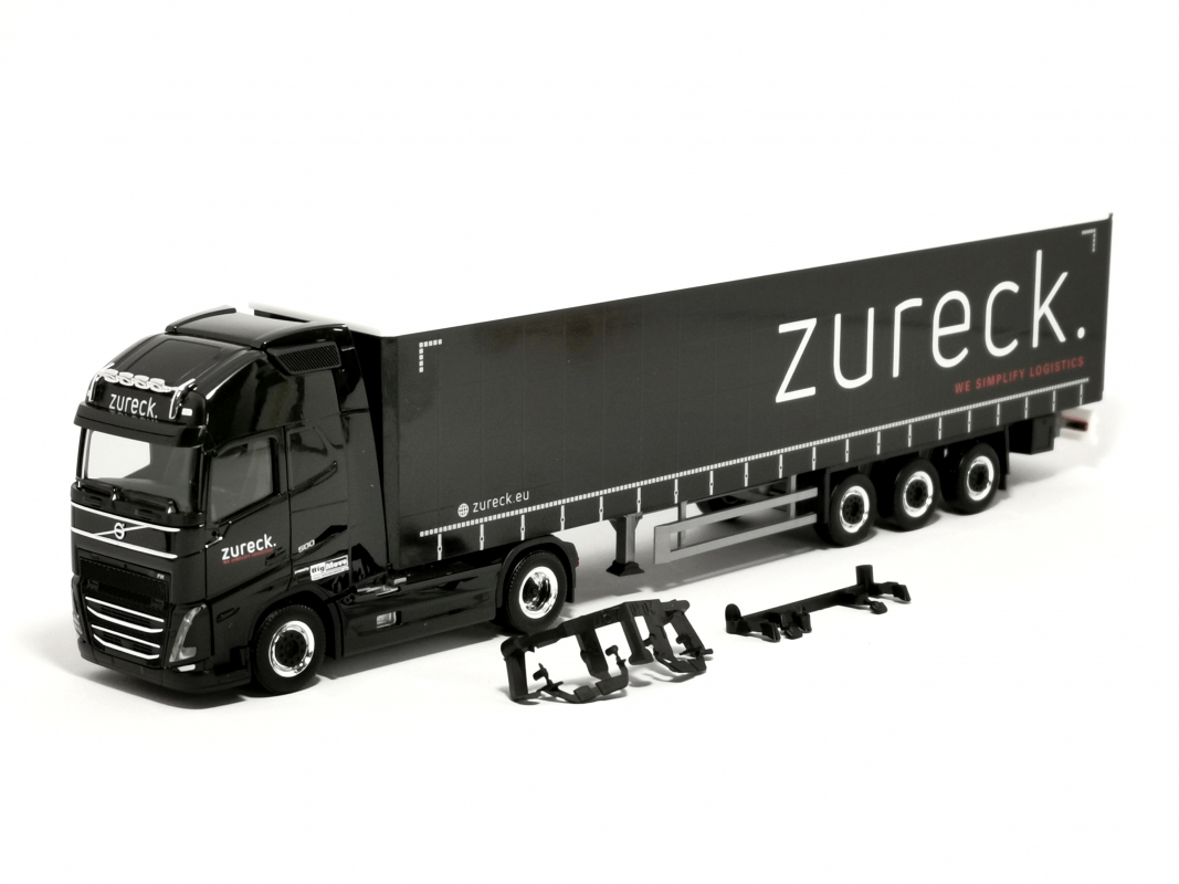 948401 Volvo FH 20 Planen Sattelzug "Zureck." Herpa/-20%