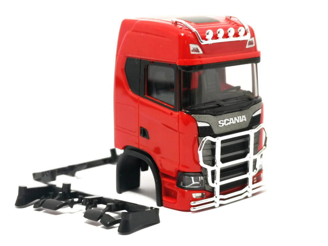 Fahrerhaus Scania CS 20 HD mit Rammschutz, rot Herpa 053