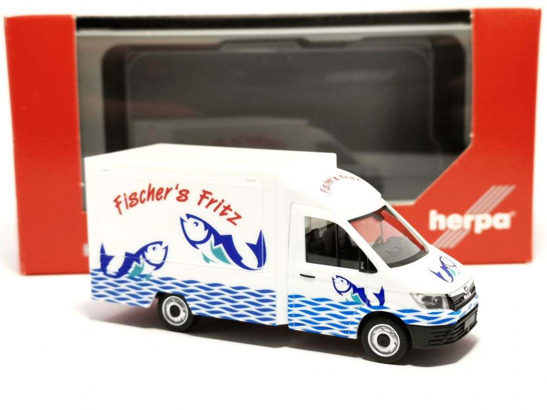 096447 MAN TGE Foodtruck „Fischer´s Fritz“ Herpa