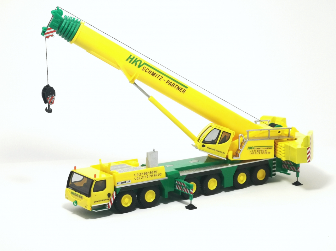 312882 Liebherr LTM 1300-6.2 Mobilkran "HKV Krane" Herpa/SALE