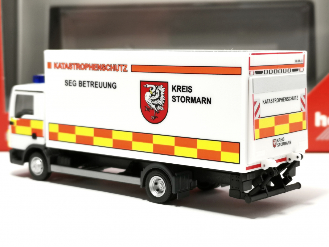 096560 MAN TGL Koffer-LKW „Katastrophenschutz Kreis Stormarn“ Herpa