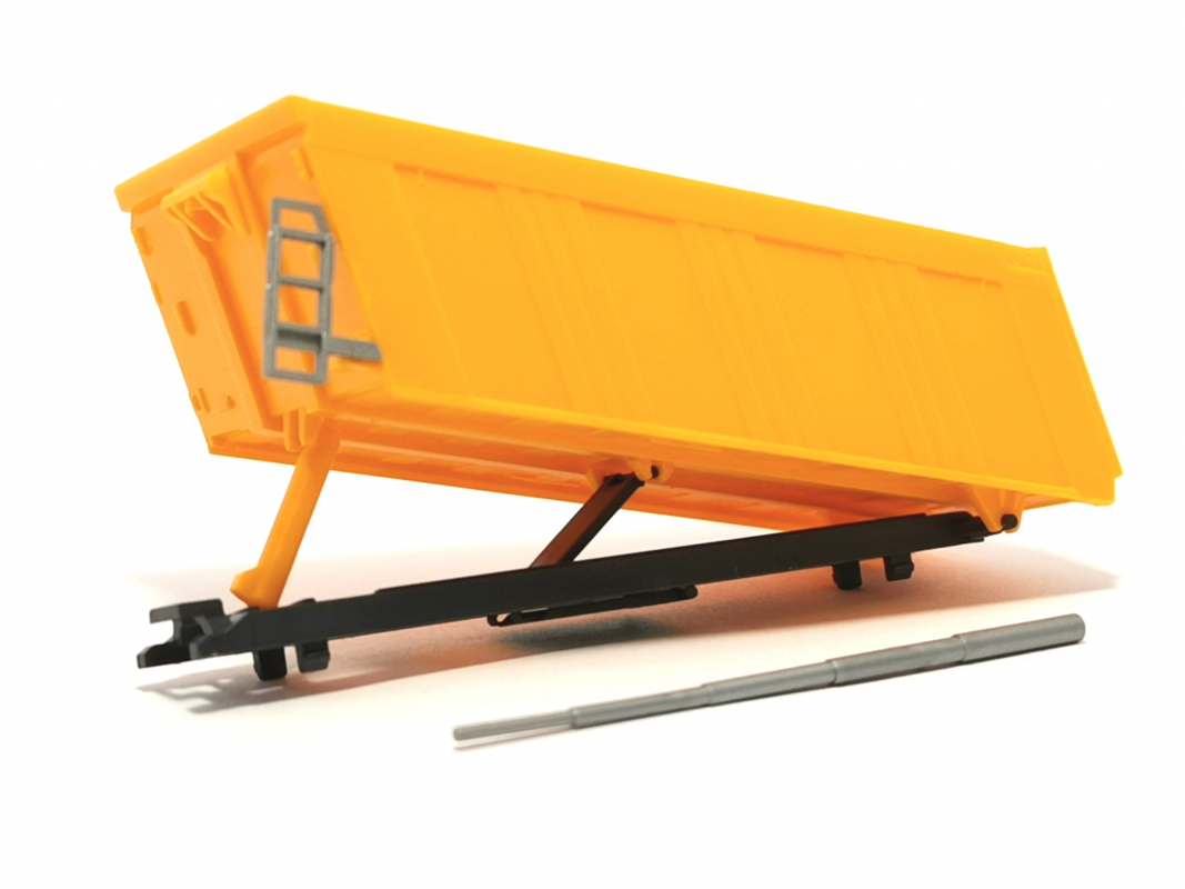 Meiller-Kippmulde für 8*4 LKW, kommunalorange  Herpa