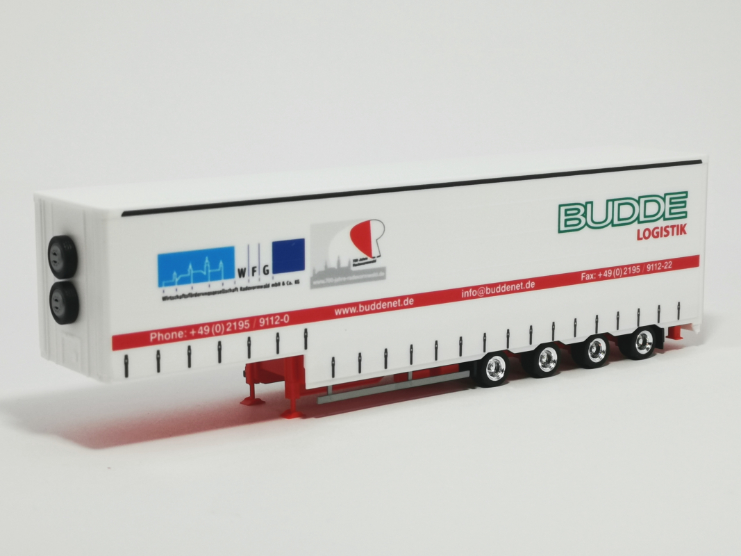 Volumen-Auflieger „BLS Budde Logistik Spedition“ Herpa