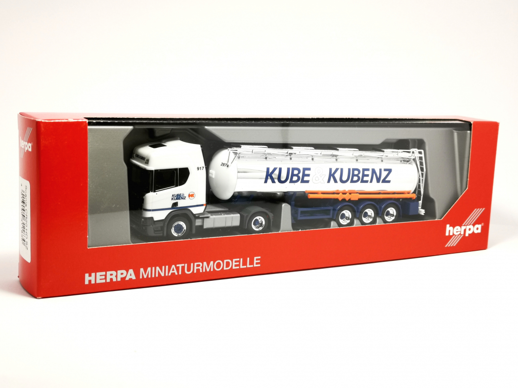 311830 Scania CR 20 HD Chromtank-Sattelzug "Kube & Kubenz" Herpa