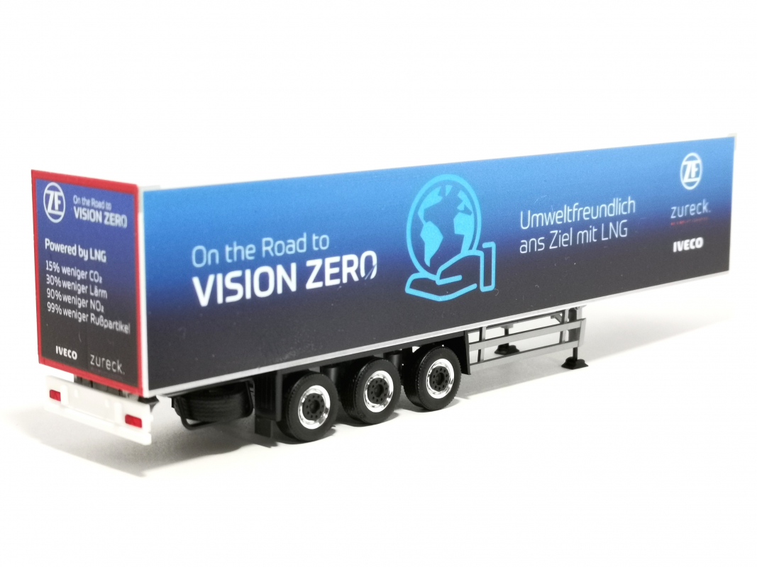 Koffer Auflieger 3a "Zureck - Vision Zero" Herpa
