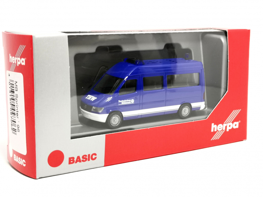 097062 Mercedes-Benz Sprinter `96 Bus HD "THW" Herpa