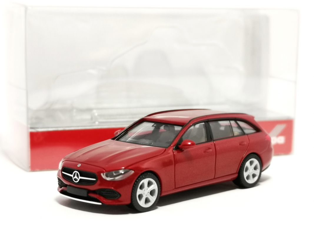 430388 Mercedes-Benz C-Klasse T-Modell, hyazinthrot metallic Herpa