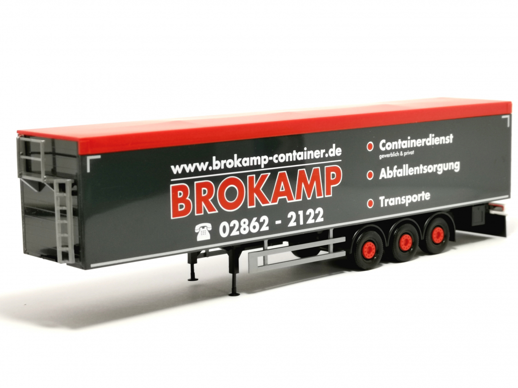 Schubboden-Auflieger „Brokamp“ (Nordrhein-Westfalen/Borken) Herpa