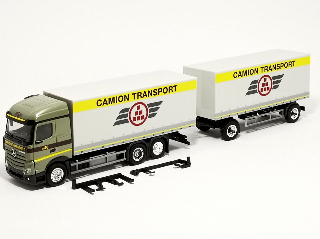 950787 MB Actros 18 StSp 2.5 Koffer HZ "Camion Transport" Herpa