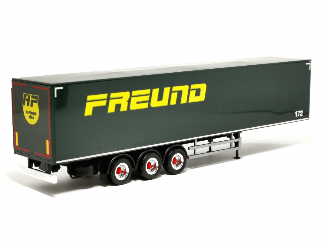 Preview: Schubboden-Auflieger „Spedition Freund“ Herpa